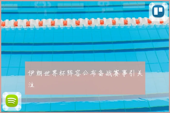 伊朗世界杯阵容公布备战赛事引关注