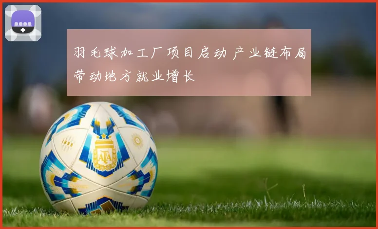 羽毛球加工厂项目启动 产业链布局带动地方就业增长